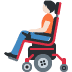 🧑🏻‍🦼 person in motorized wheelchair: light skin tone display on Twitter